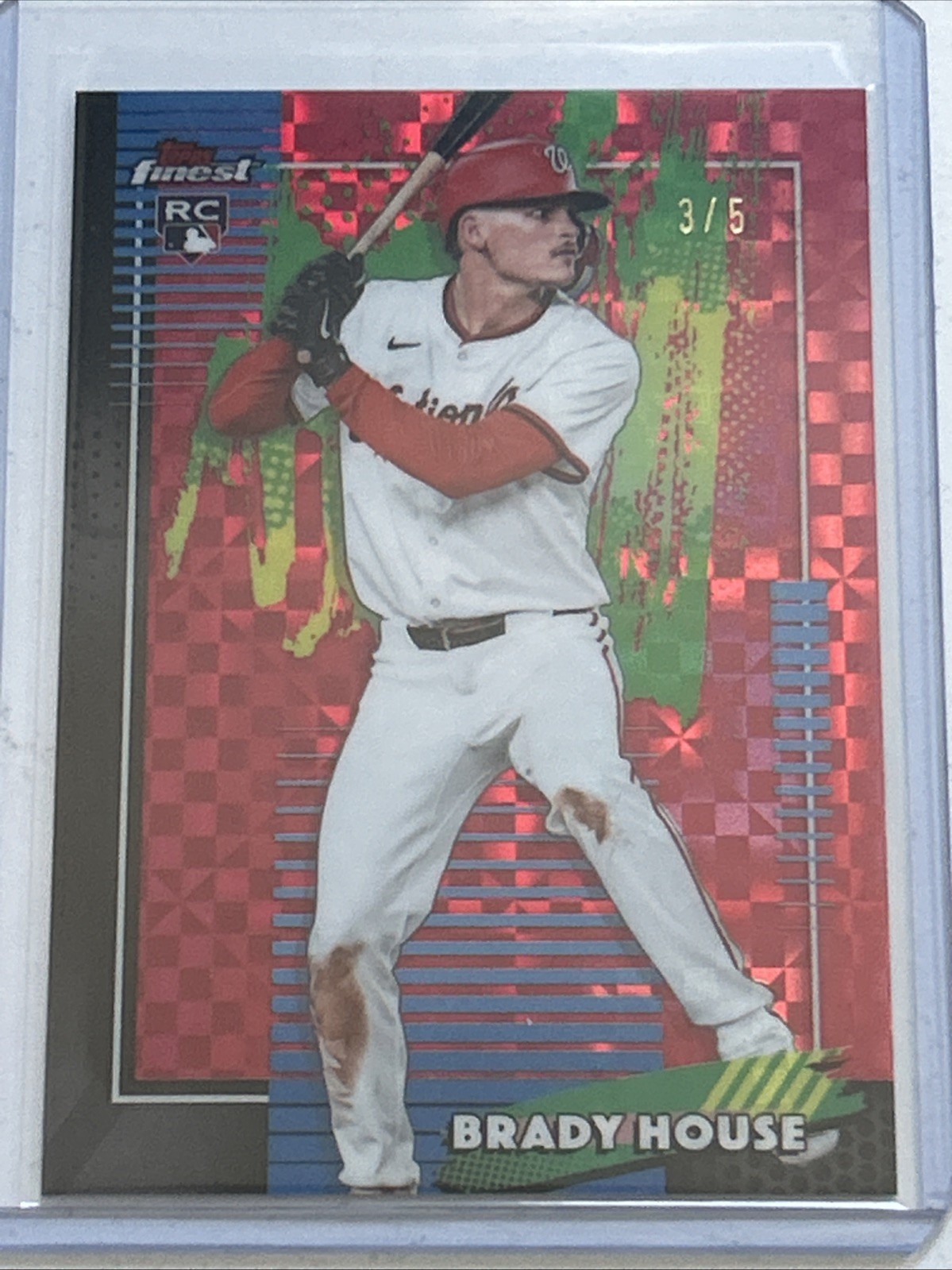 2026 Topps Finest Brady House Common Red X-Fractor SSP 3/5 RC Nationals