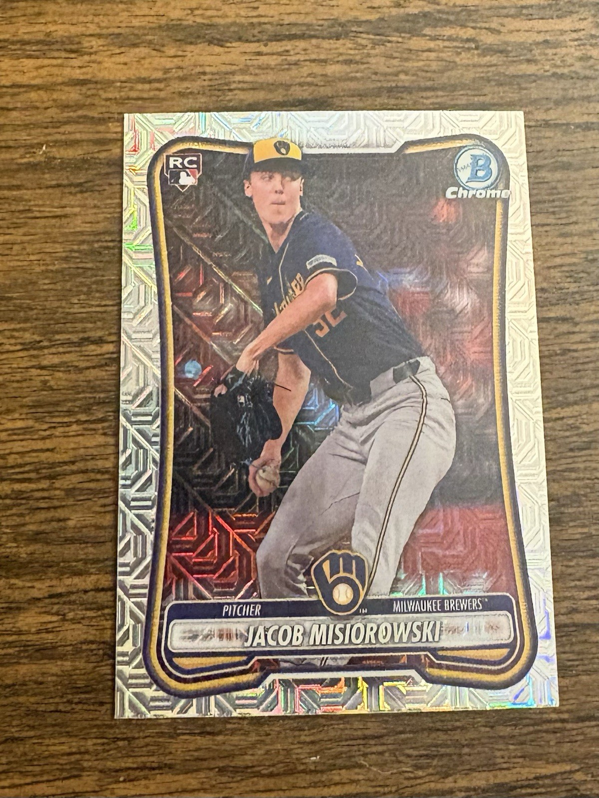 2026 Jacob Misiorowski Bowman Chrome RC Mojo Refractor Rookie