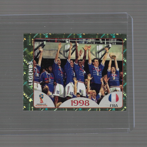 1998 Team France 2018 Panini FIFA World Cup Russia Legends Gold Foil #666