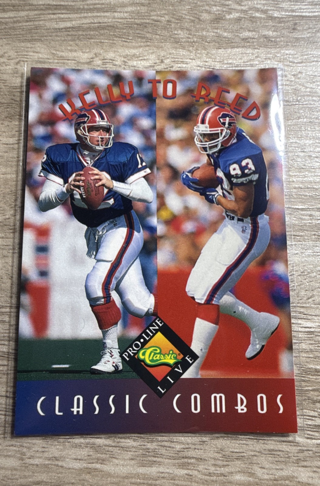 1994 Classic Pro Line Live – Classic Combos Jim Kelly, Andre Reed #393