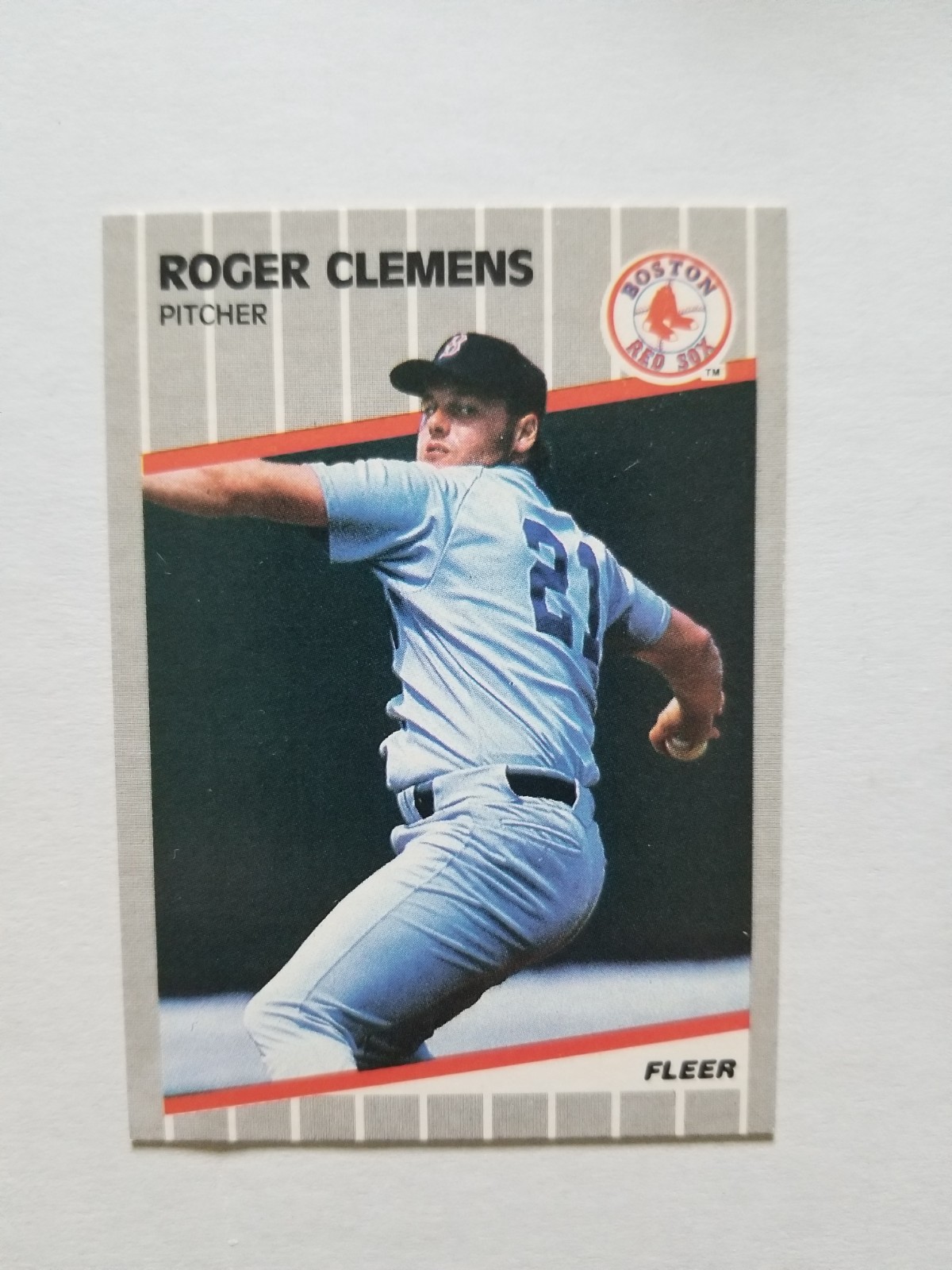 1989 Fleer #85 Roger Clemens Boston Red Sox