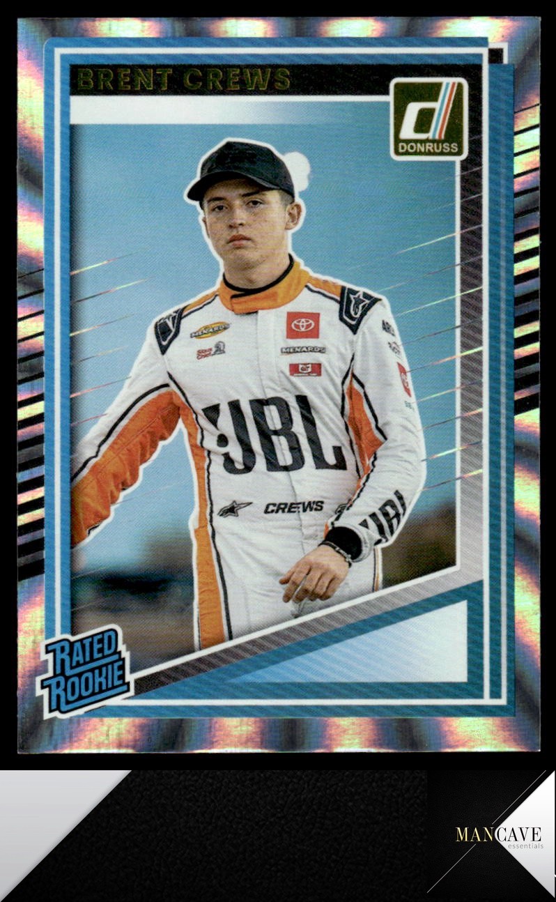 2025 Donruss #98 Brent Crews Rookie Laser Joe Gibbs Racing