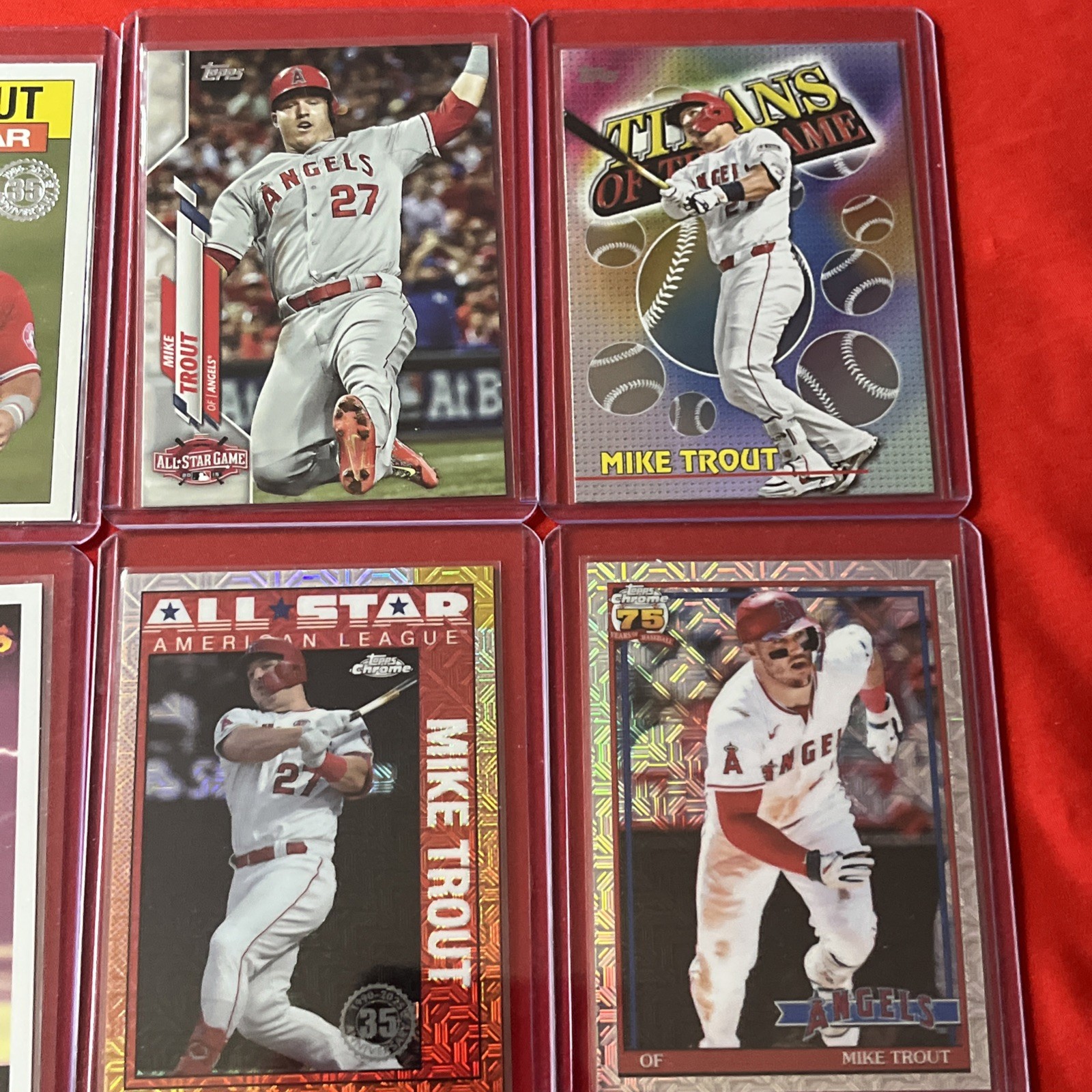 Mike Trout, Various Singles Angels