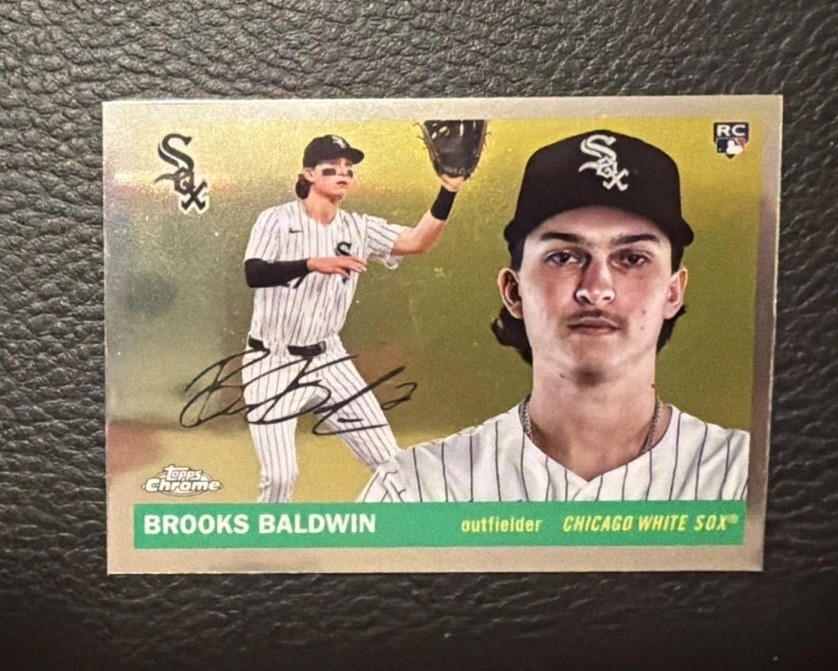 2025 Topps Chrome Platinum Anniversary Brooks Baldwin #252 (RC) White Sox