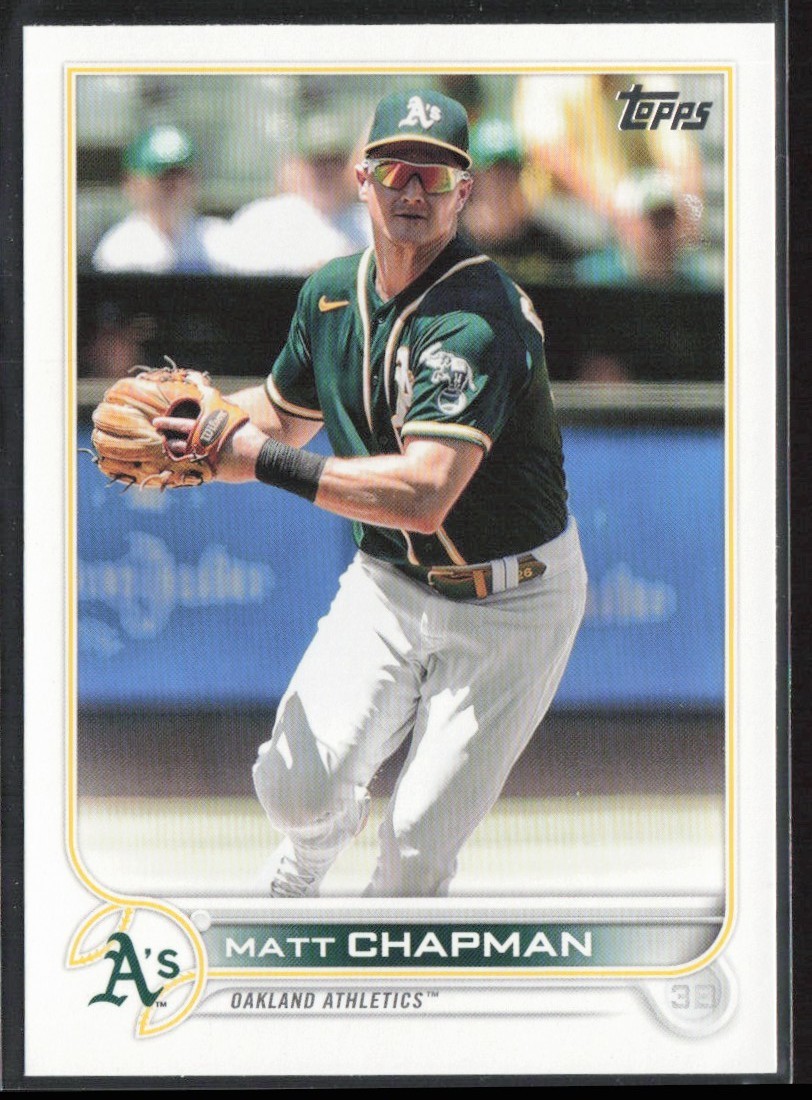 2022 Topps Matt Chapman Oakland Athletics #176