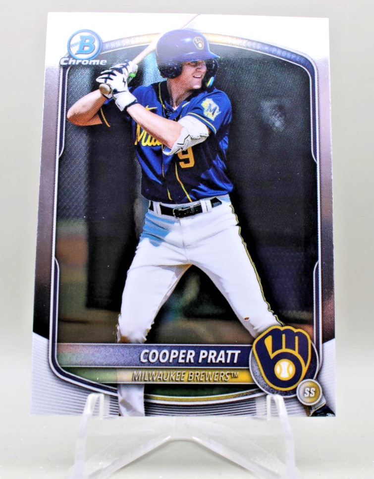 2025 Bowman Draft Chrome – #BDC-157 Cooper Pratt Brewers