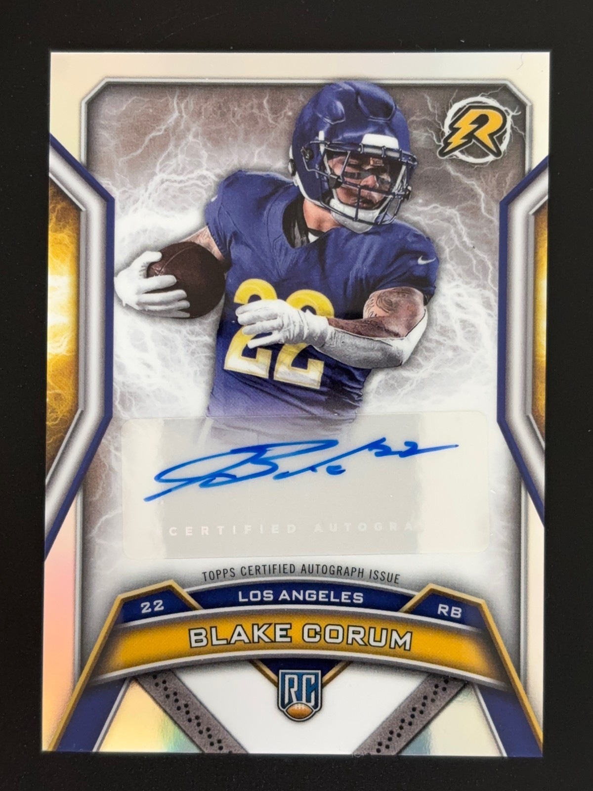 2024 Topps Resurgence -Resurgence Rookie Signatures Blake Corum #RRS-BC (AU, RC)