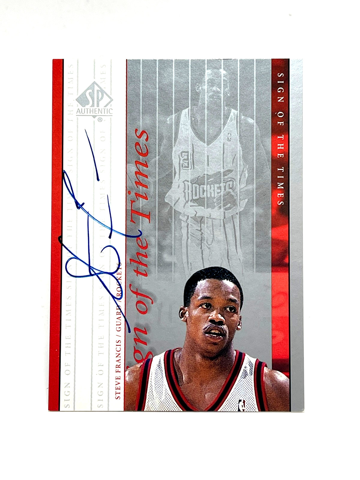 1999-00 SP Authentic #SF Steve Francis Stevie Sign of Times Autograph On Card