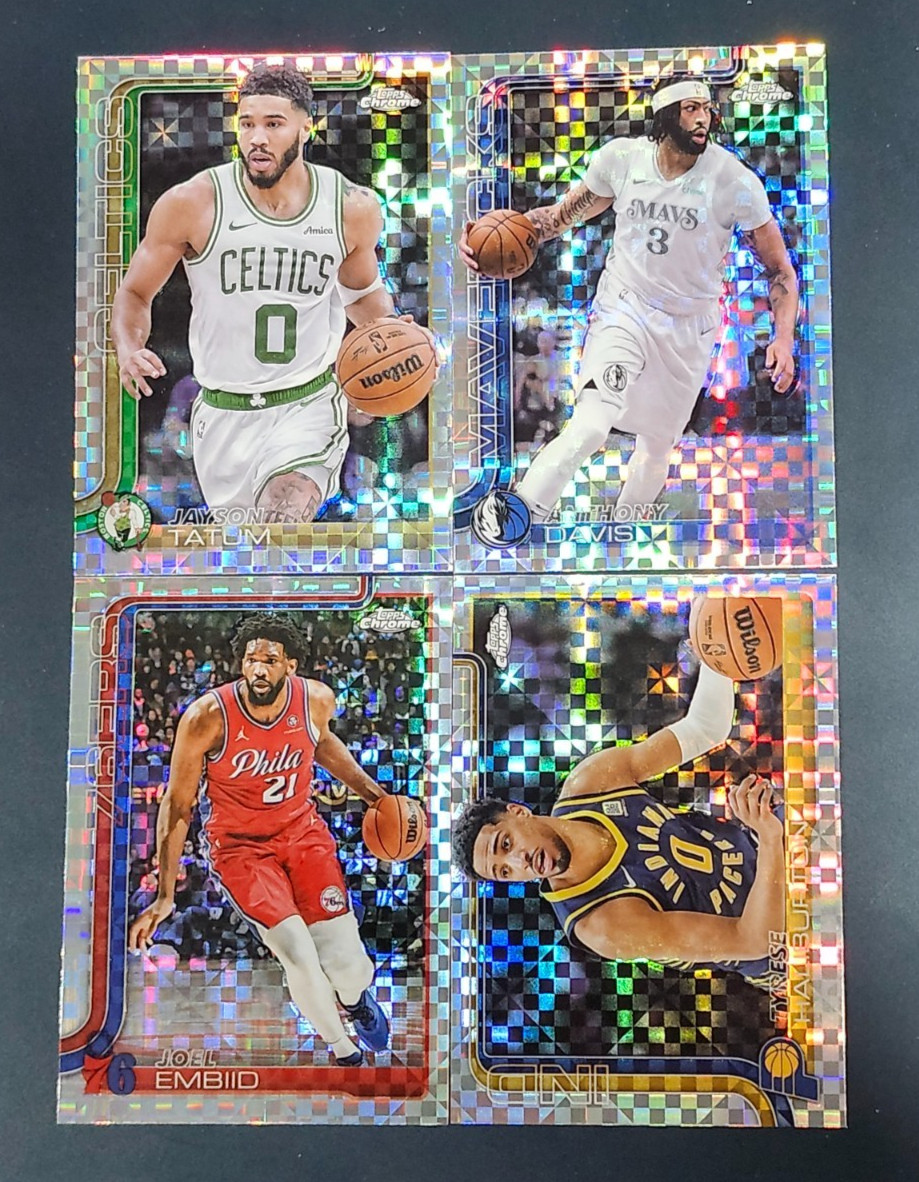 2025-26 Topps Chrome Basketball X-FRACTORS 1-200 You Pick – 2 Card Minimum