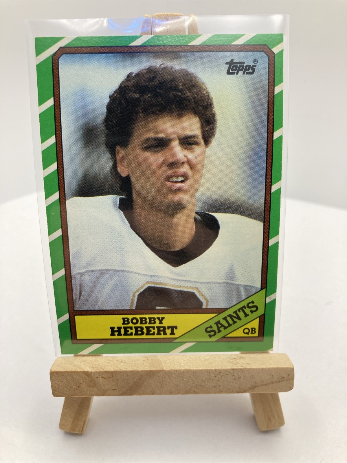 1986 Topps – Bobby Hebert #339 (RC)