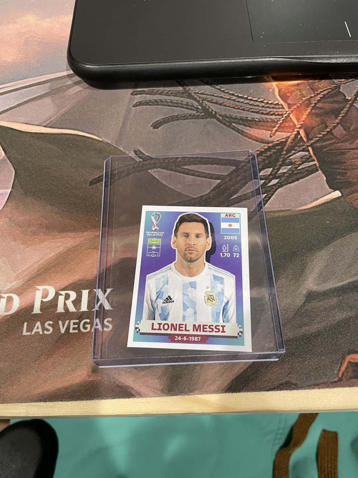 2022 Panini FIFA World Cup Qatar Sticker LIONEL MESSI Argentina ARG 20