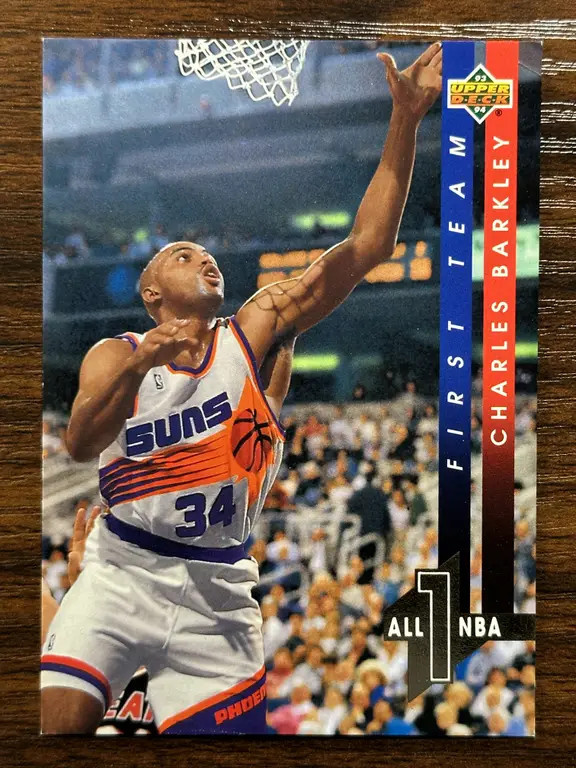 1993-94 Upper Deck Basketball Charles Barkley Suns All NBA First Team #AN1