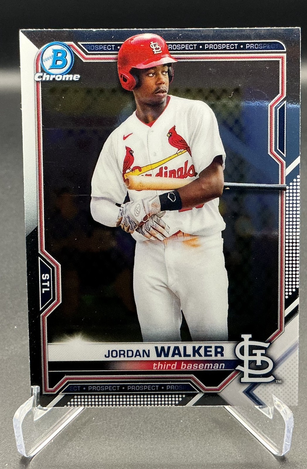 2021 Bowman – Chrome Jordan Walker #BCP-146 – St. Louis Cardinals
