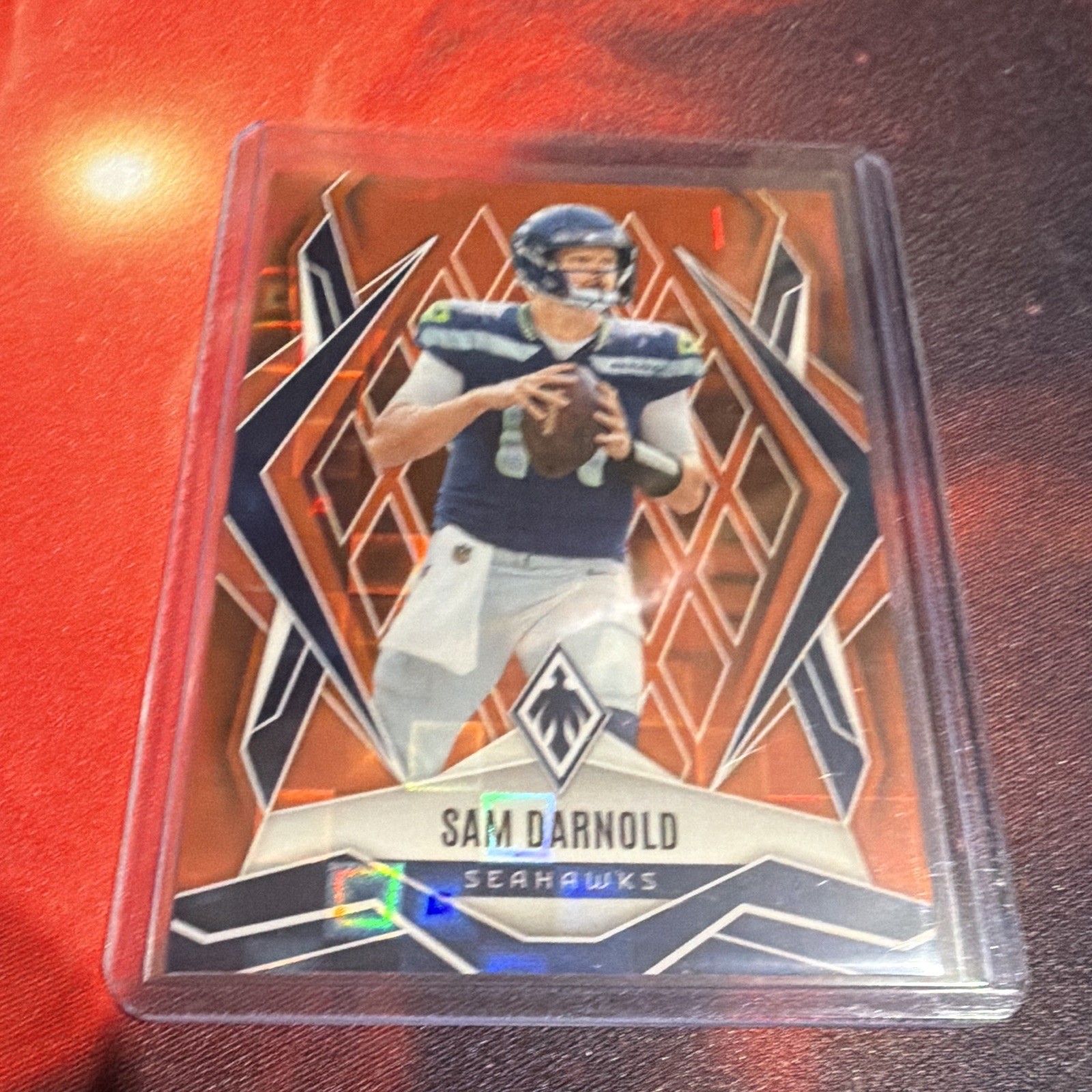 2025 Panini Phoenix – Sam Darnold #49 Orange Pandora 2/189
