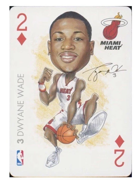 DWYANE WADE 2004-05 NBA BASKETBALL ALL PRO DEAL PLAYING CARD RARE!