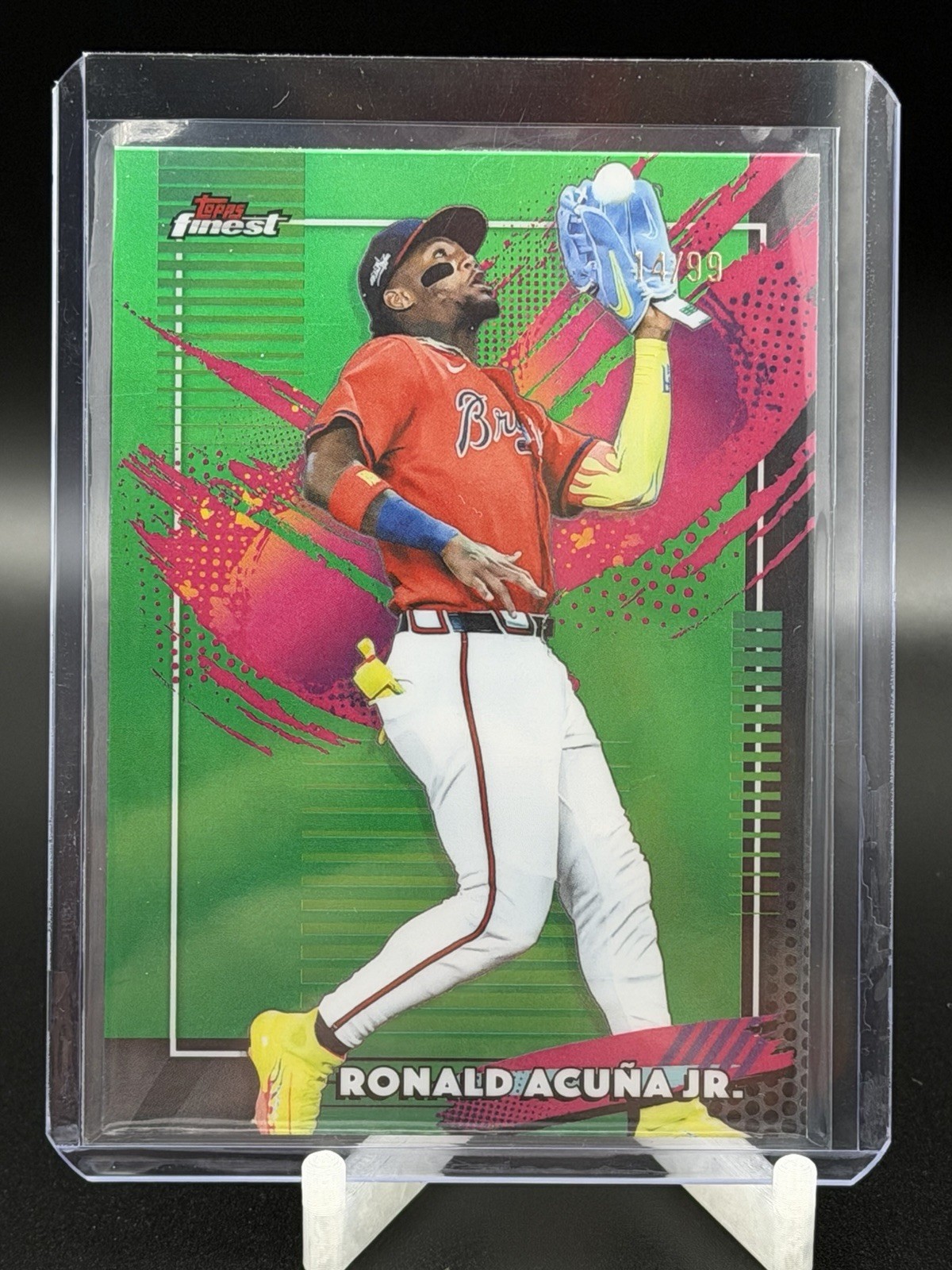 Topps 2025 Finest Major League Performance Ronald Acuña Jr. #227 /99 Braves