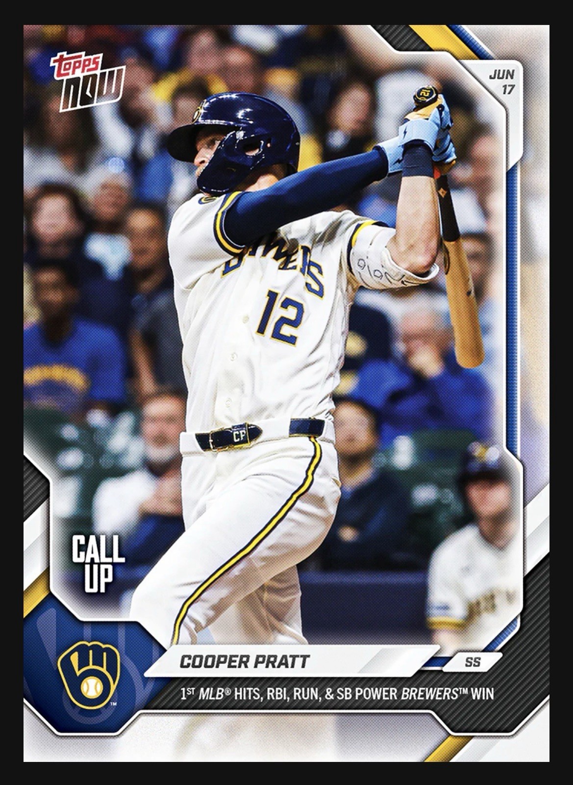*PRE SALE* Cooper Pratt – 2026 MLB Topps NOW® – Card 344