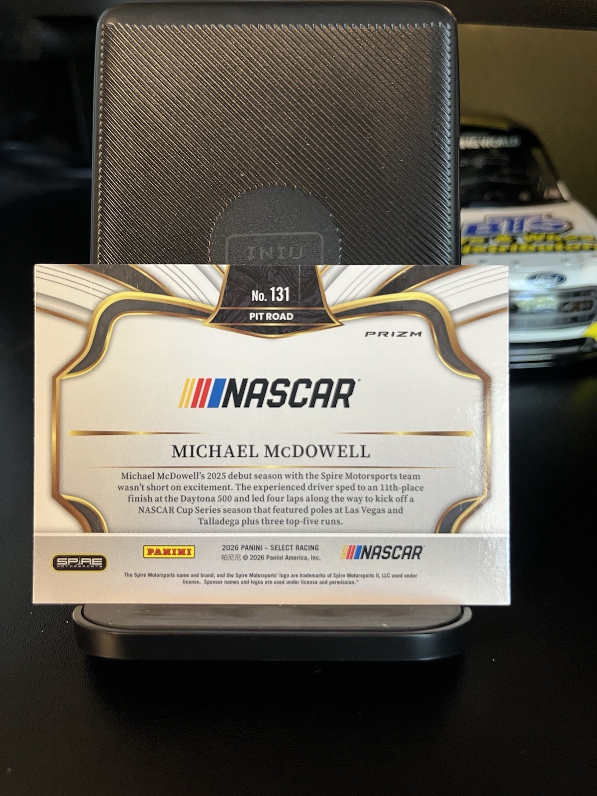 Panini 2026 Select Racing NASCAR Pit Road Prizm Michael McDowell #131