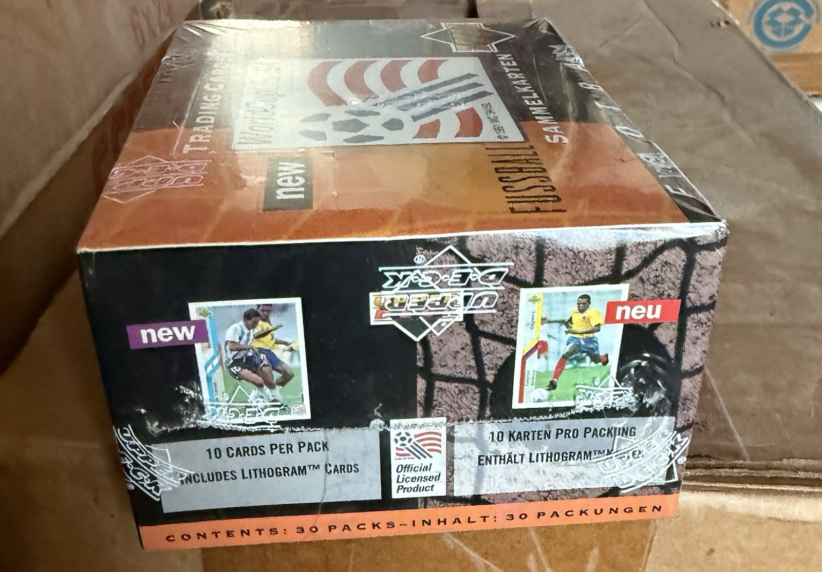 1994 Upper Deck World Cup Soccer Trading Cards Box – Factory Sealed – Rare Wax!