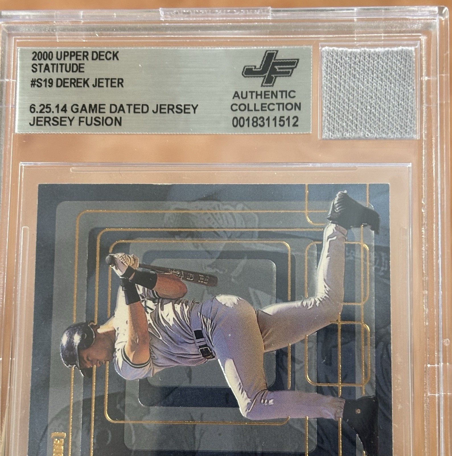 Derek Jeter 1999 Upper Deck New York Yankees Jersey Fusion Authentic Collection
