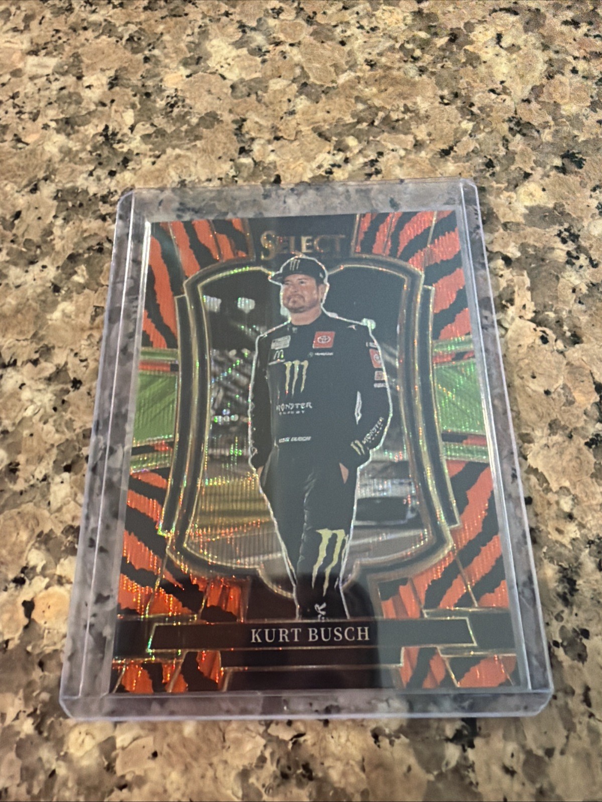 2026 Panini Select Racing – Trackside Kurt Busch Tiger Prizm Case Hit!!