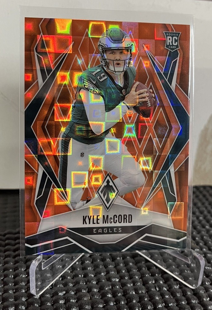2025 Phoenix Kyle McCord Orange Pandora Prizm /189 RC Philadelphia Eagles #173