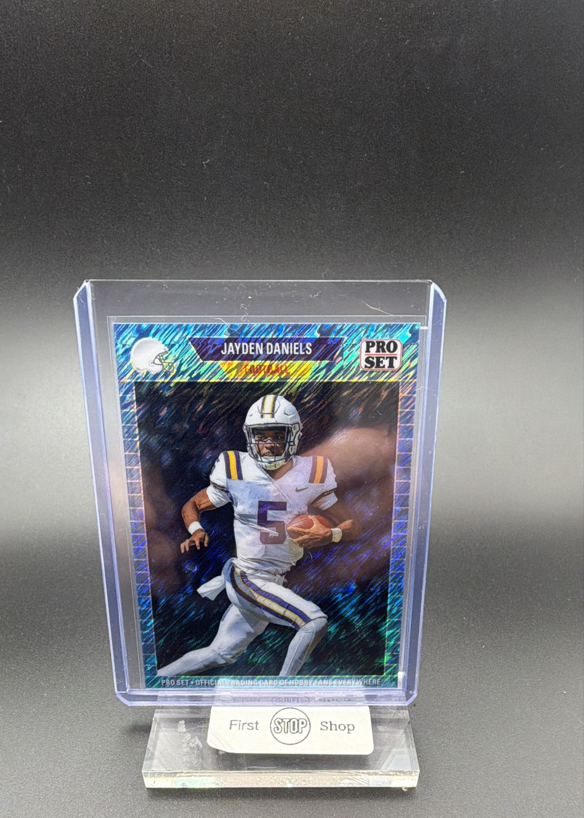 2024 Leaf Collective Promotional – 1989 Pro Set Jayden Daniels #89B-3 Light Blue