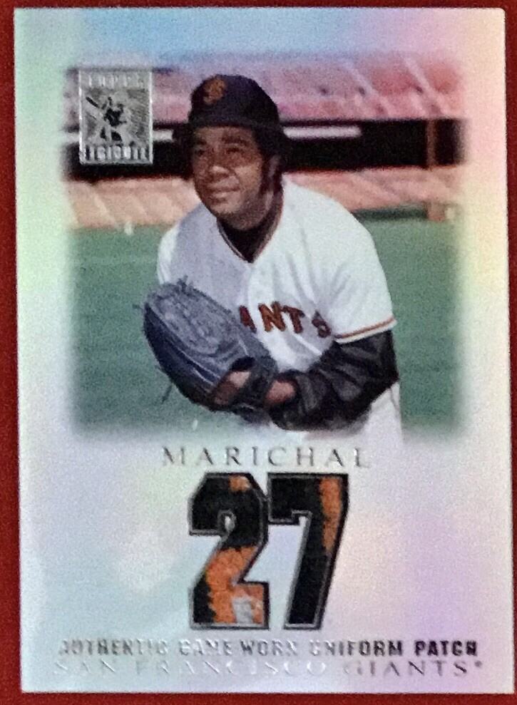 2001 Topps Tribute Game Patch-Number Relics #RPJM JUAN MARICHAL /30 SSP!