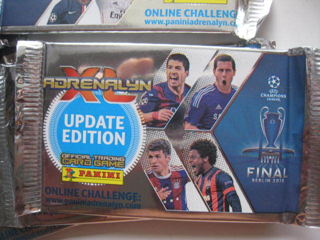 Adrenalyn Panini UEFA Champions League 2014 / 2015 UPDATE Edition Cards 10 Packs