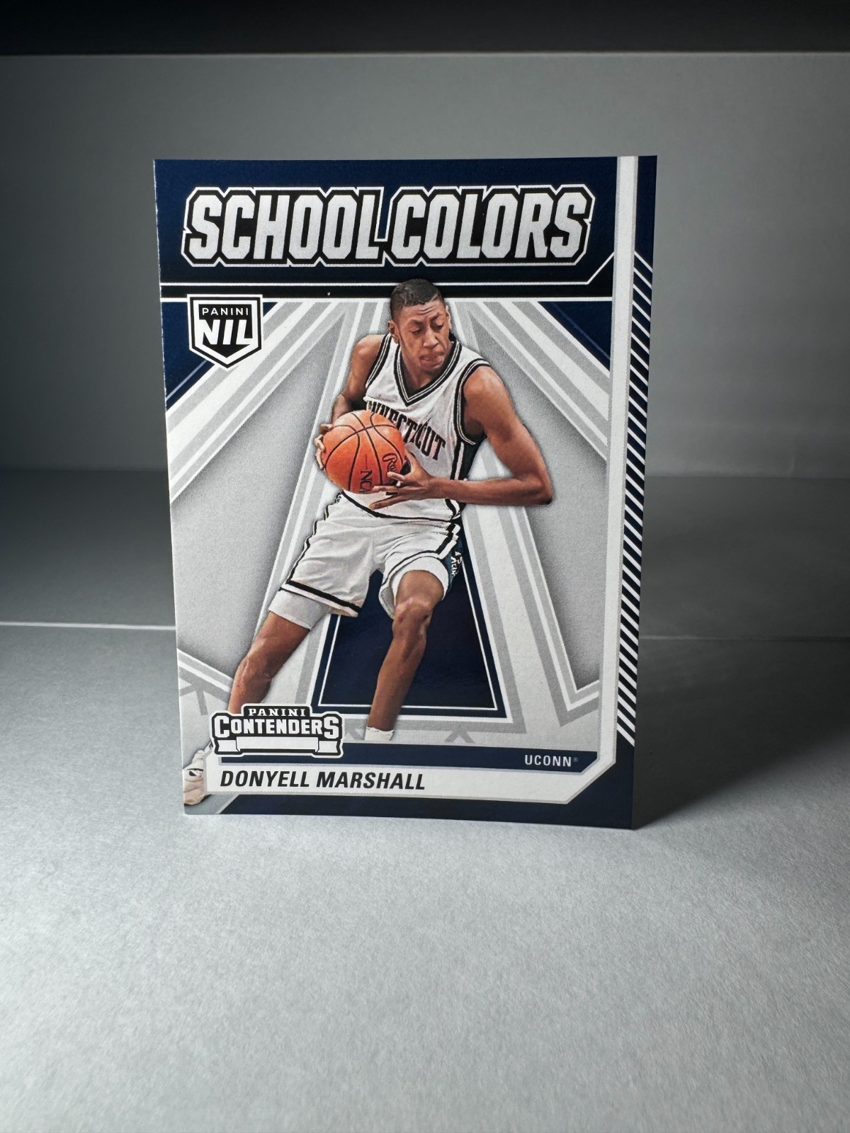 Donyell Marshall 2024-25 Panini NIL UCONN Huskies SCHOOL COLORS Card #6 Base