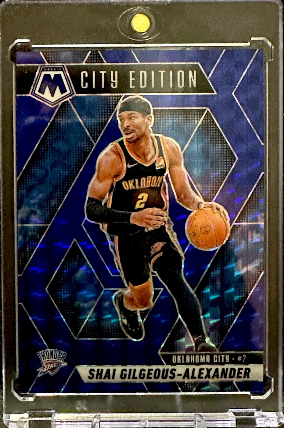 Shai Gilgeous-Alexander 2024-25 Panini Mosaic City Edition Blue #289 /199