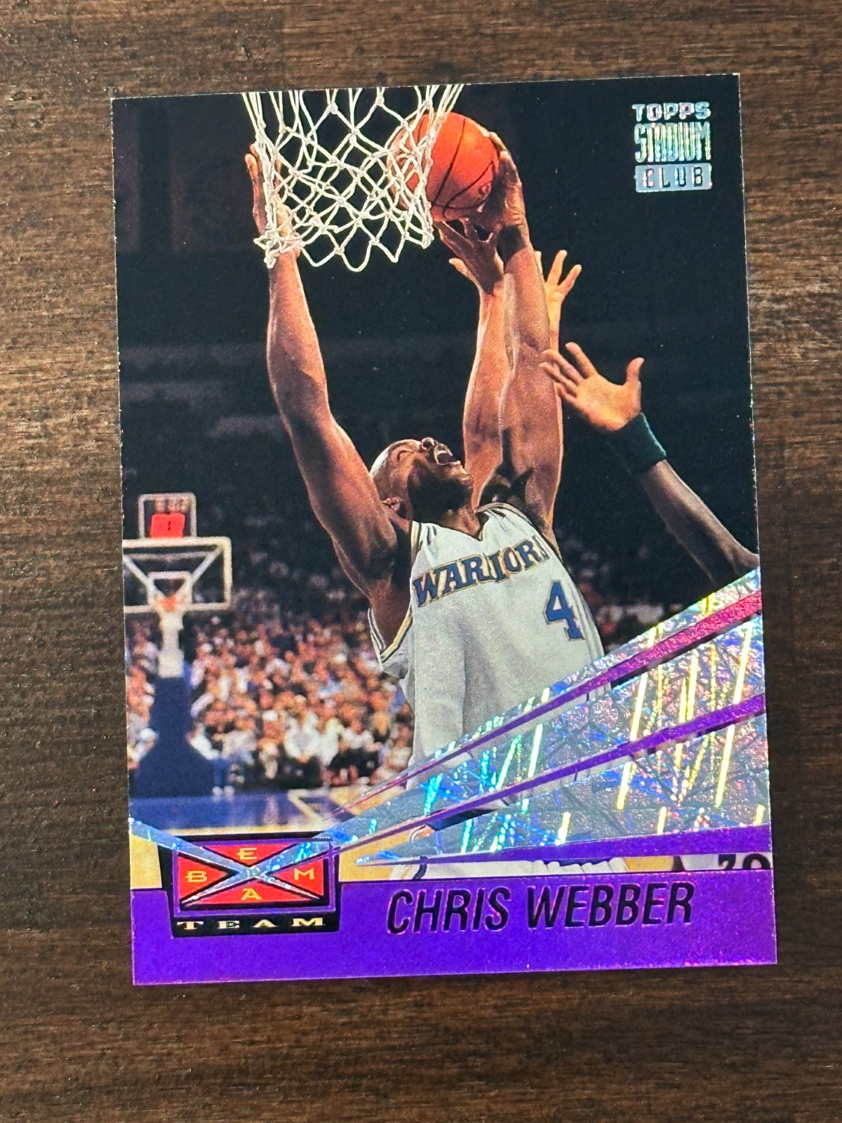 1993-94 Stadium Club #21 Chris Webber Beam Team