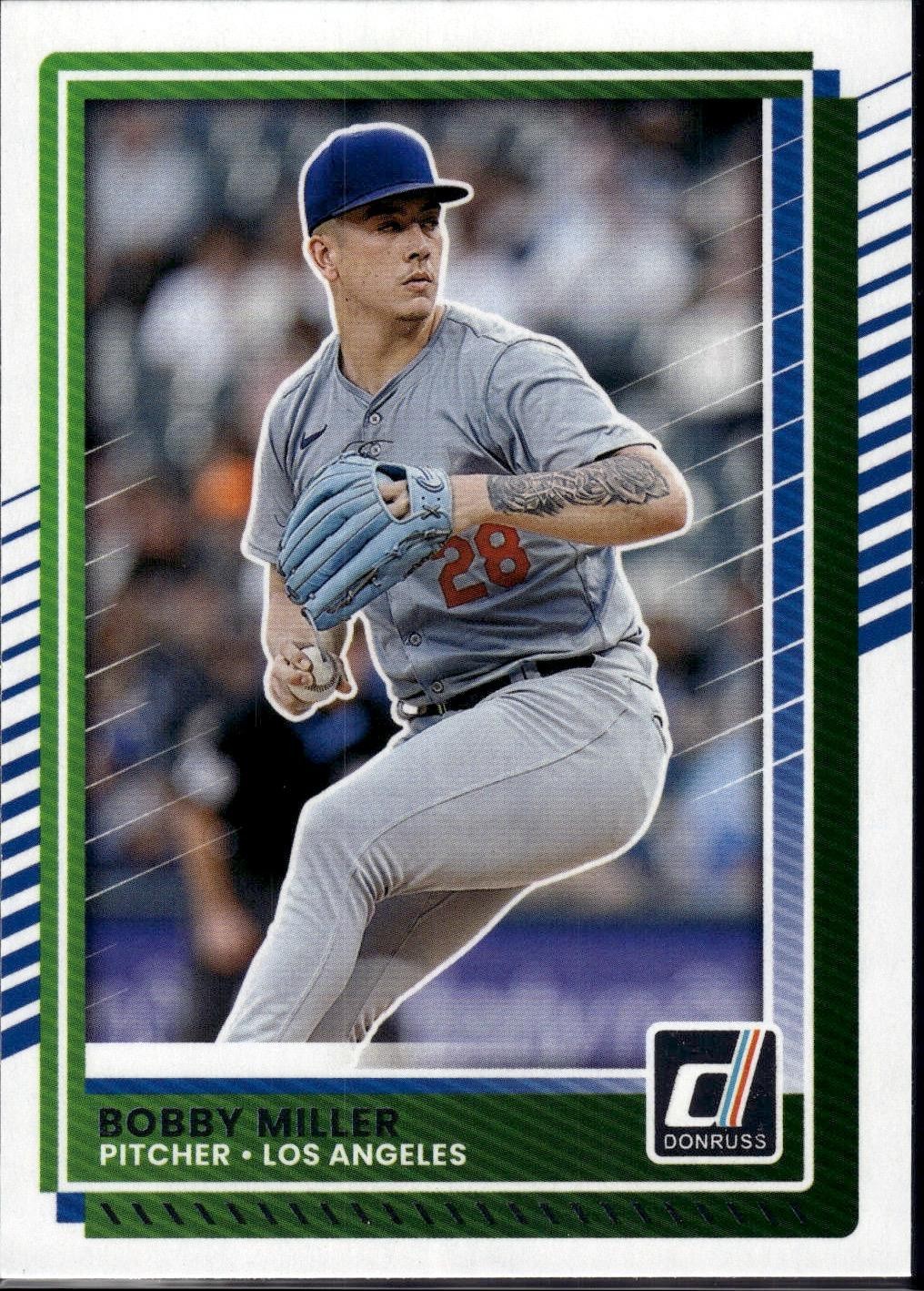 2025 Donruss Bobby Miller #91 Los Angeles Dodgers