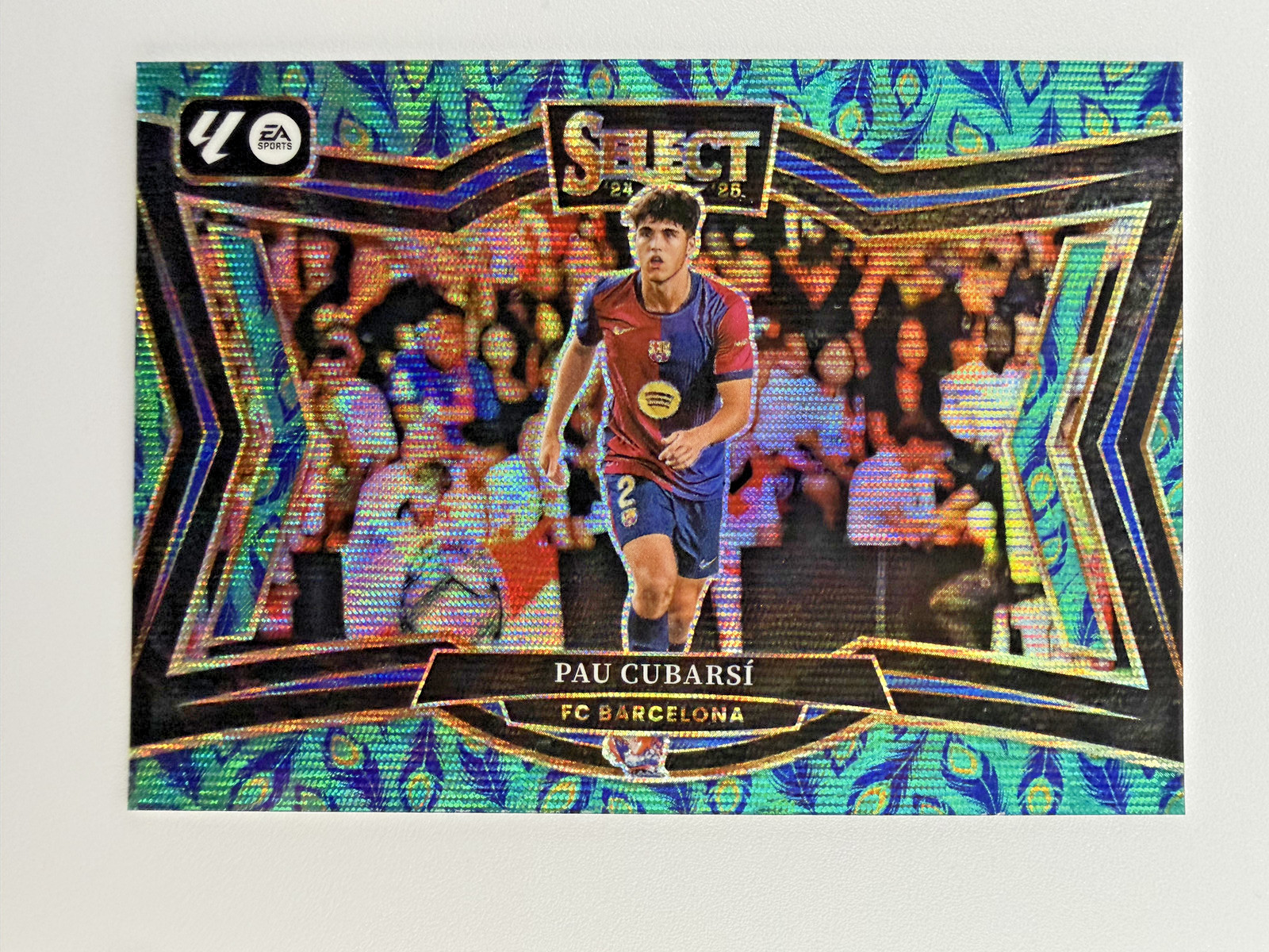2024-25 Pau Cubarsi Select Fifa Peacock Rare!!!