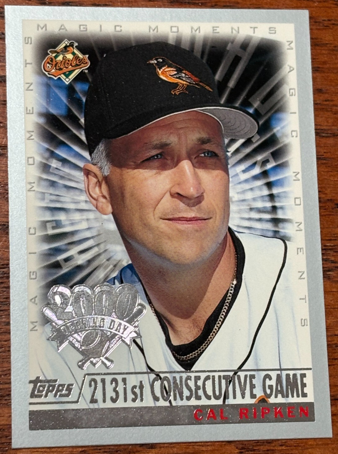 2000 TOPPS BASEBALL OPENING DAY 2131ST CONSECUTIVE GAME CAL RIPKEN JR. -APR8825