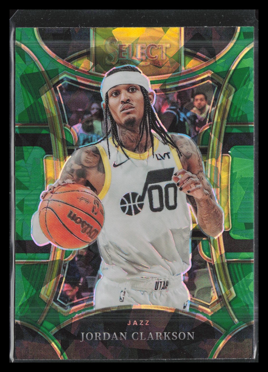 Jordan Clarkson 2023-24 Panini Select #368 Green Ice Prizms