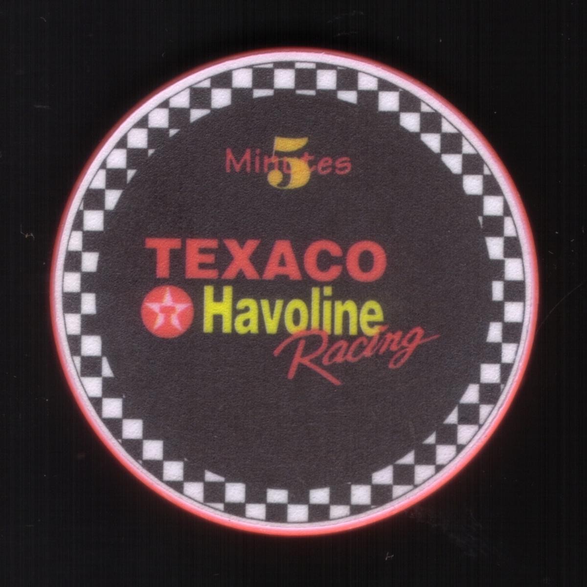 5m PhoneCHIP TeleCHIP: Texaco Havoline Racing Logo PROMO Phone Card