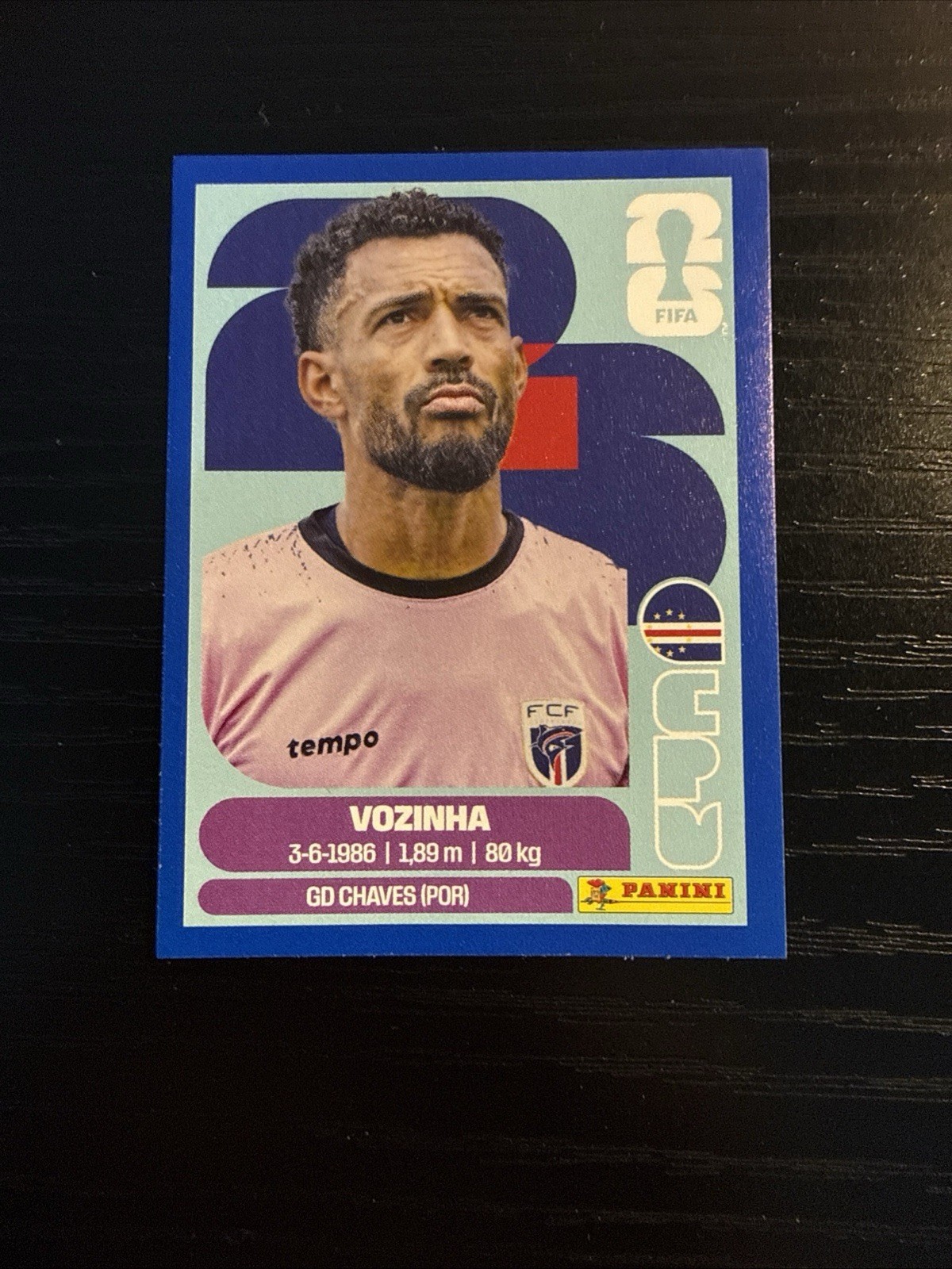 2026 Panini FIFA World Cup Vozinha CPV2 – Blue Sticker