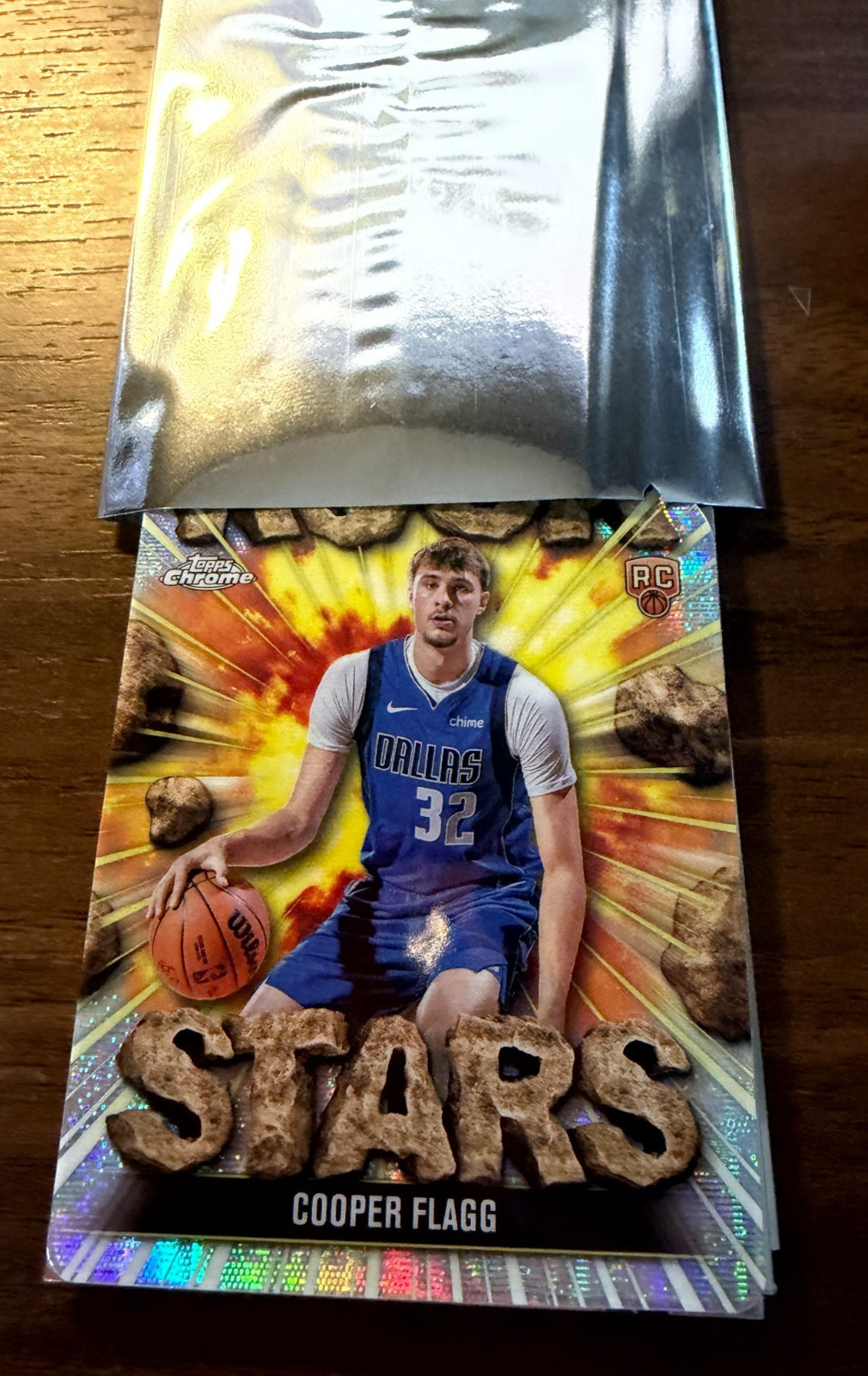 2025-26 Topps Chrome Cooper Flagg Rock Stars Chase Pack! SSP #RS-16 Case Hit