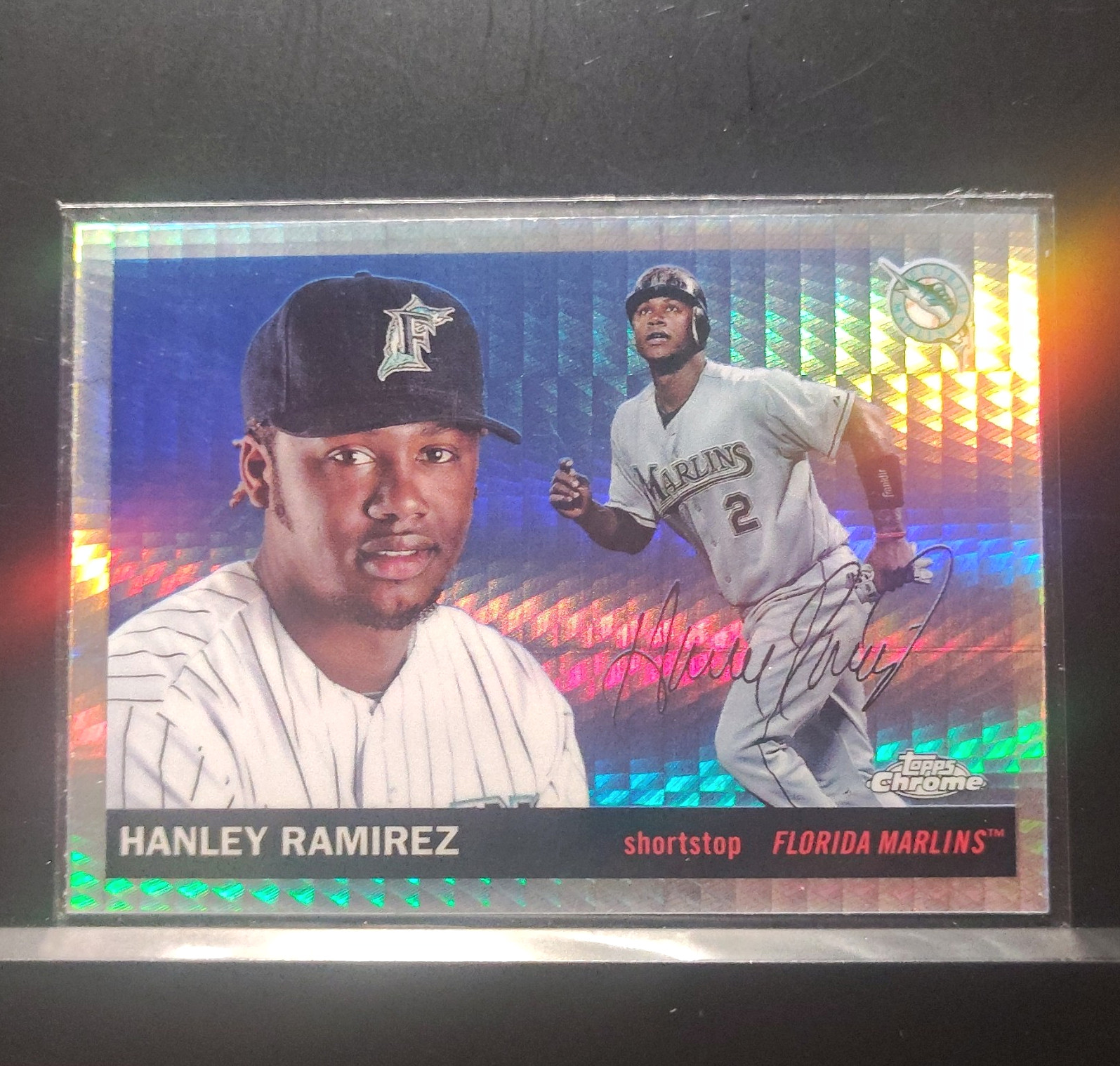 Topps Chrome 2005 Hanley Ramirez Florida Marlins #497 Baseball Card
