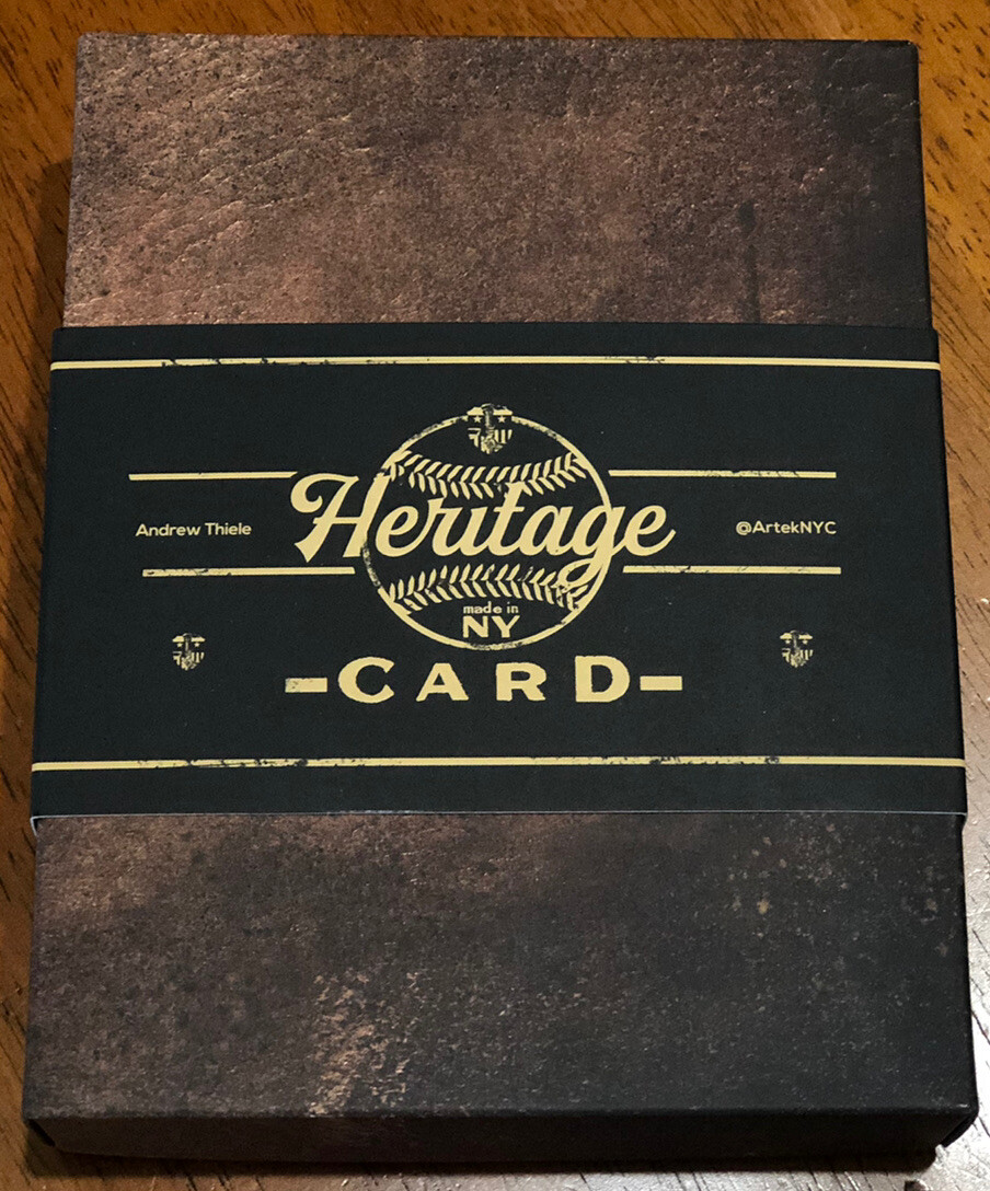 Topps PROJECT 2020 NEW YORK HERITAGE – Artist Card By ANDREW THIELE – RARE!