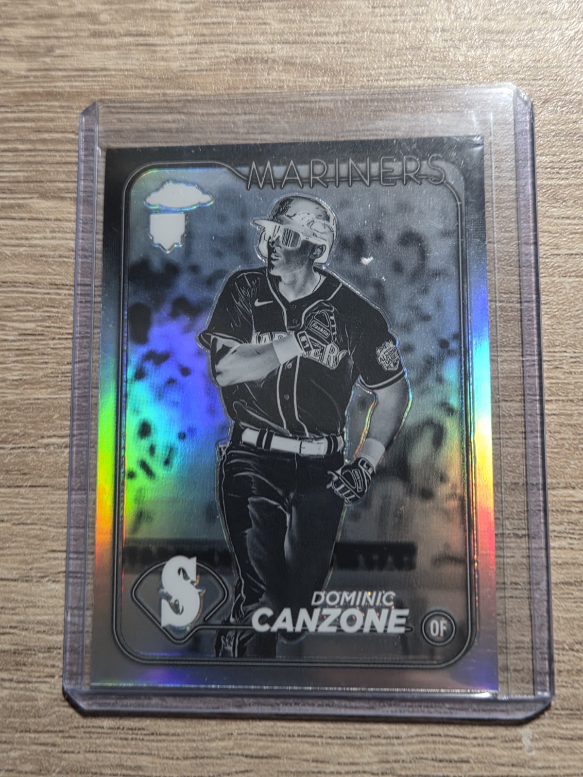 2024 Topps Chrome – Dominic Canzone #133 Negative Refractor (RC)