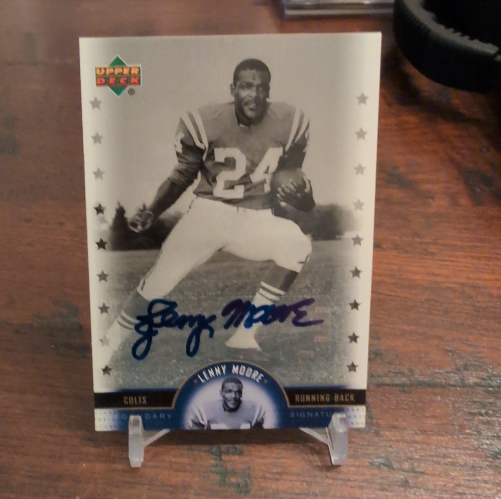 2005 Upper Deck NFL Legends LENNY MOORE Baltimore Colts AUTO