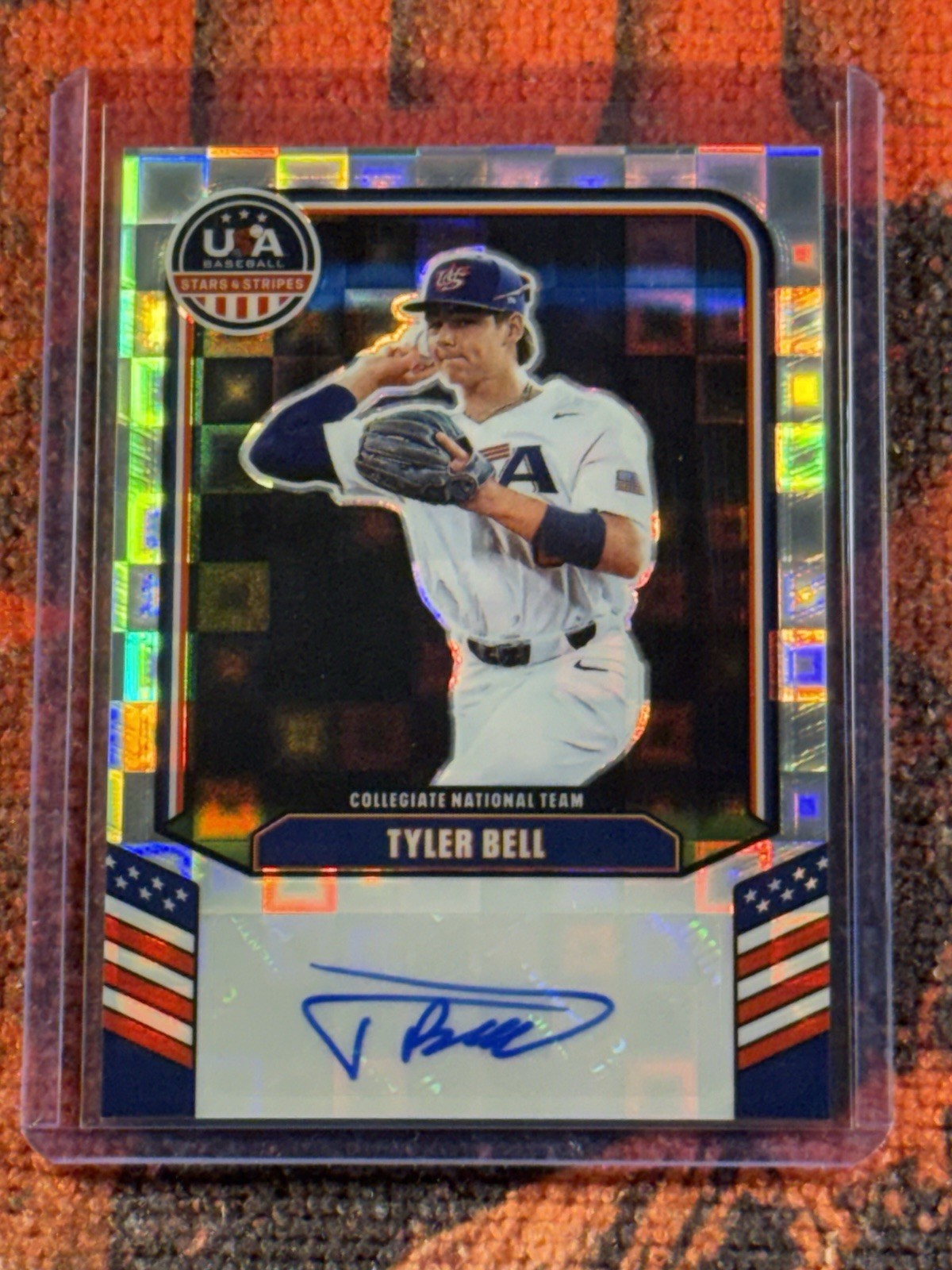 2026 Panini Stars & Stripes TYLER BELL Pandora Auto /225 2026 Draft ROCKIES🔥