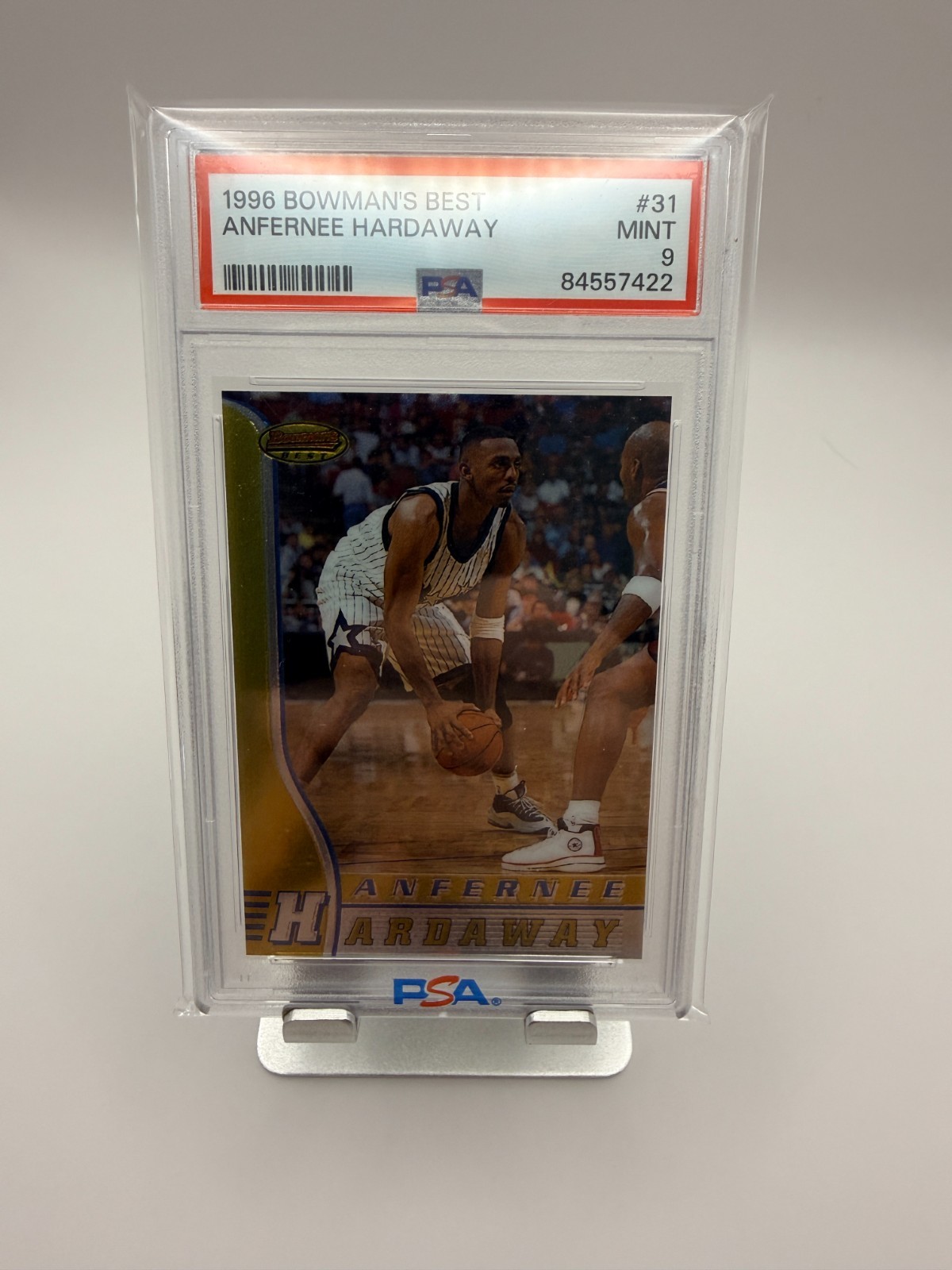 1996-97 Bowman’s Best – Anfernee Hardaway #31 PSA 9!