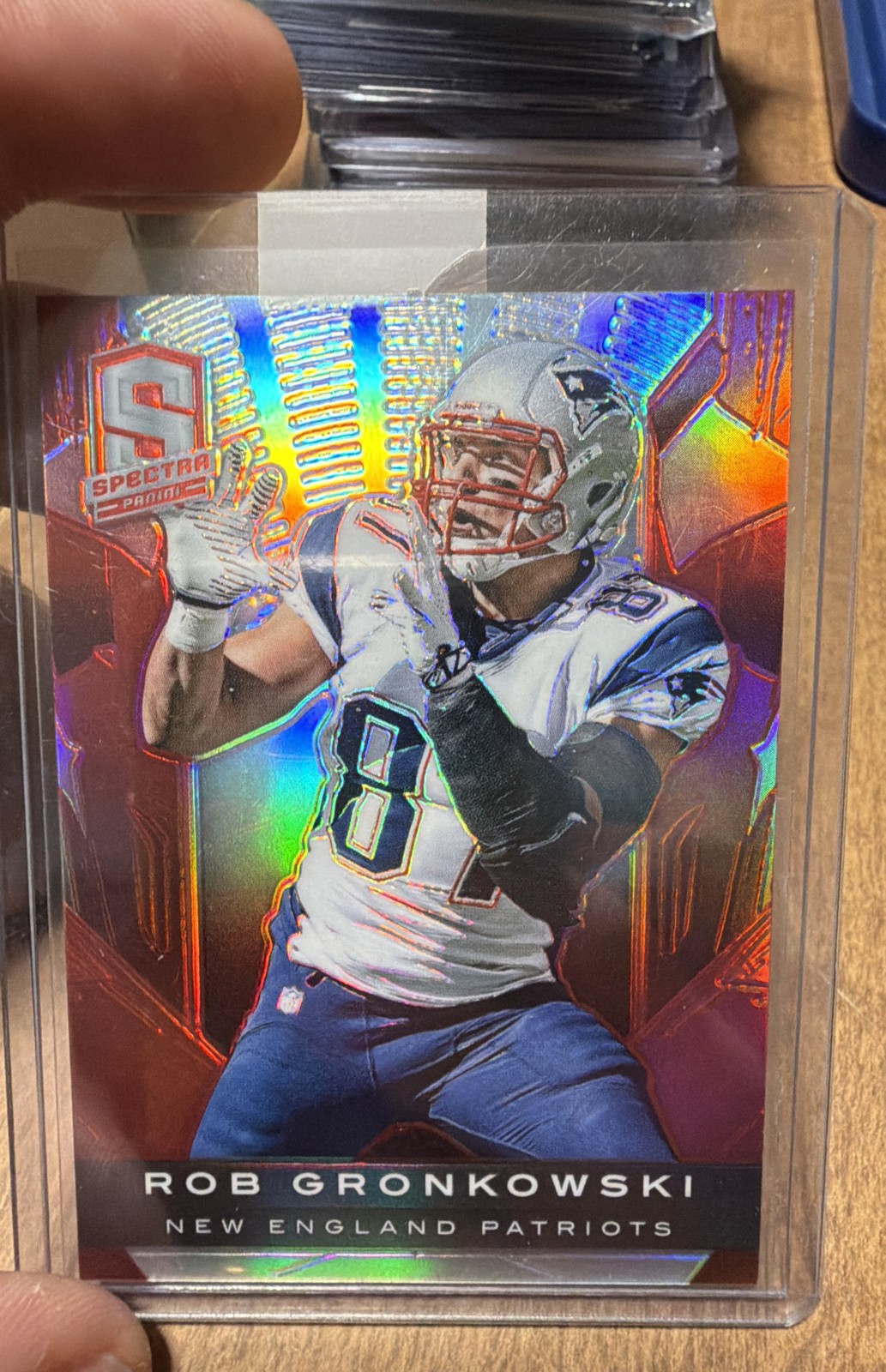 2013 Panini Spectra – Rob Gronkowski #61 Red /25