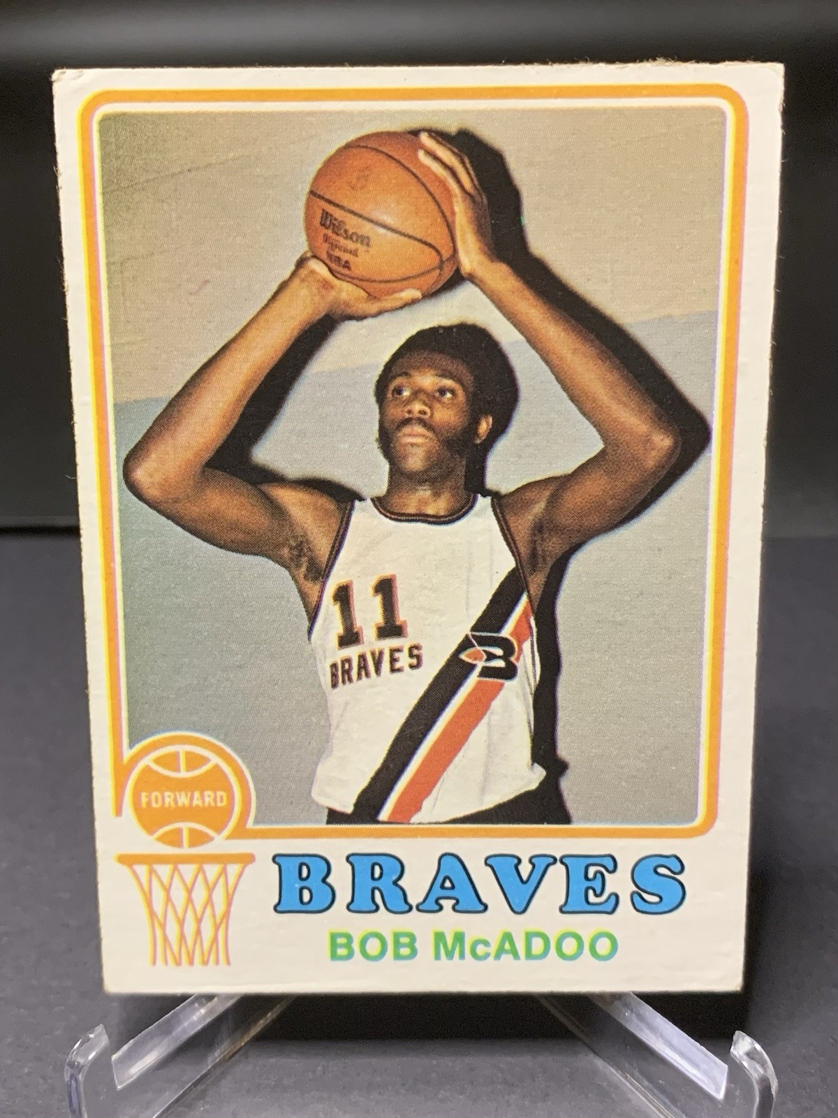 1973-74 Topps Bob McAdoo #135 Buffalo Braves VG-EX Rookie Vintage