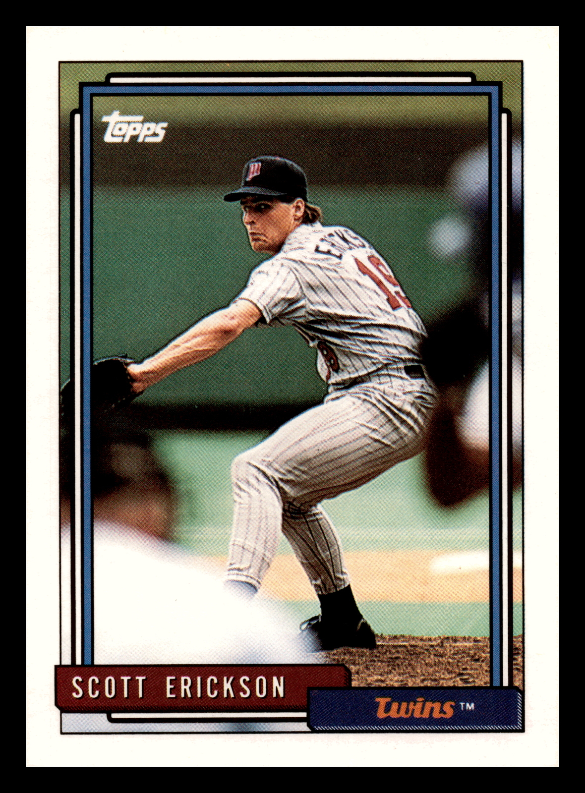 1992 Topps Scott Erickson Minnesota Twins #605 Centered Mint