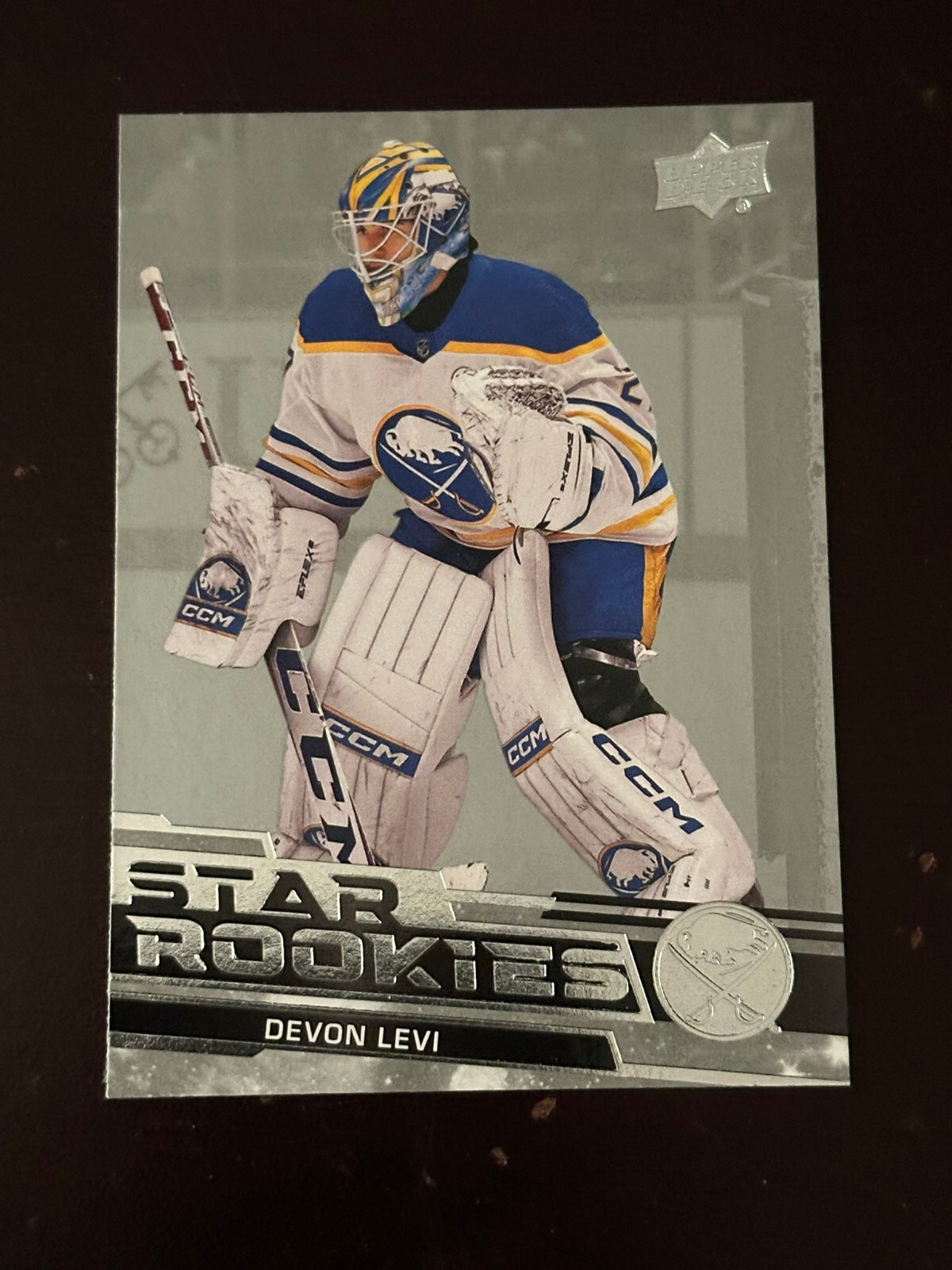 2023-24 Upper Deck Star Rookies Base Devon Levi Buffalo Sabres #14