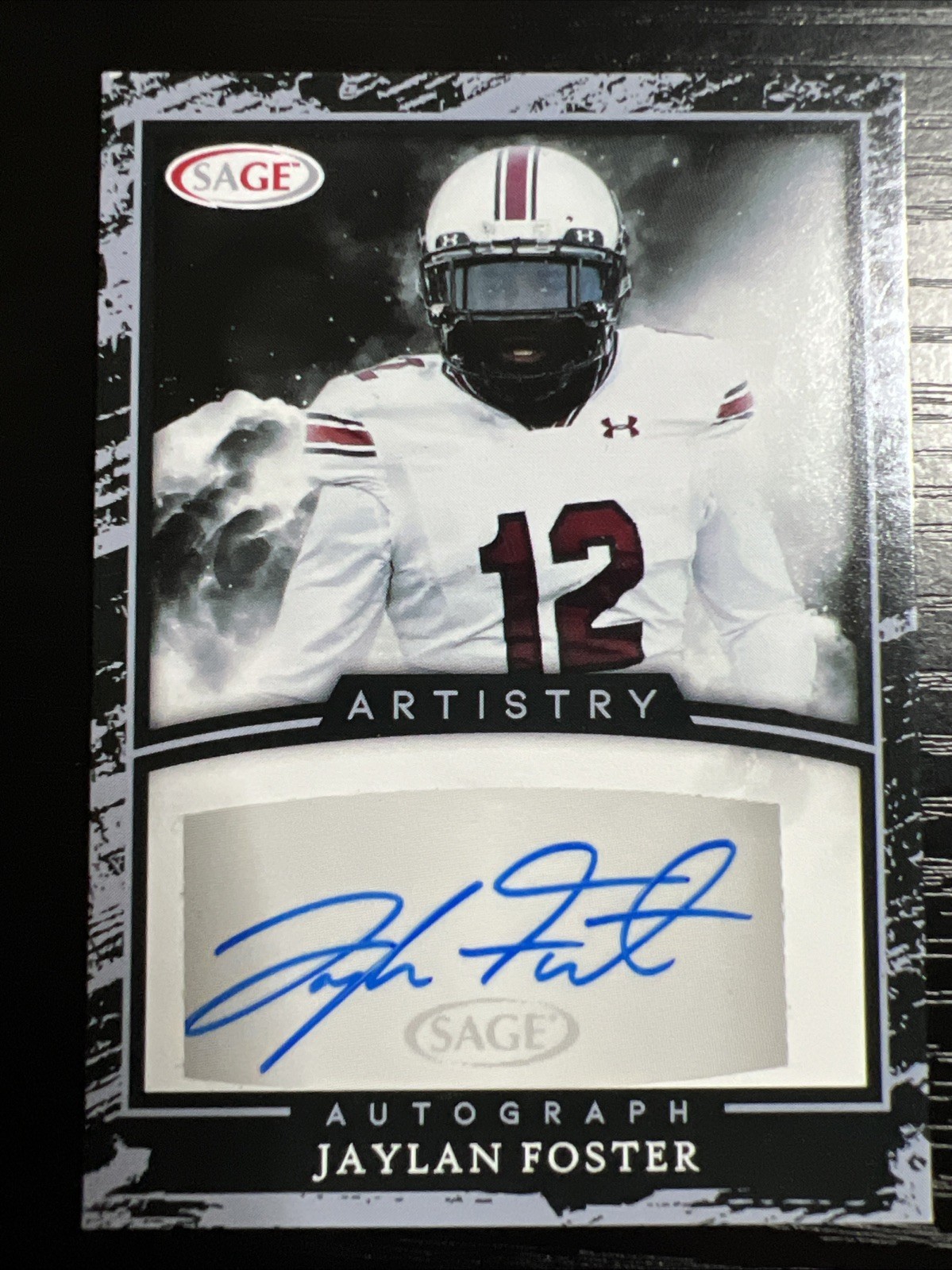 2022 SAGE High Artistry Autograph Jaylan Foster #A-JF Black (AU, RC)